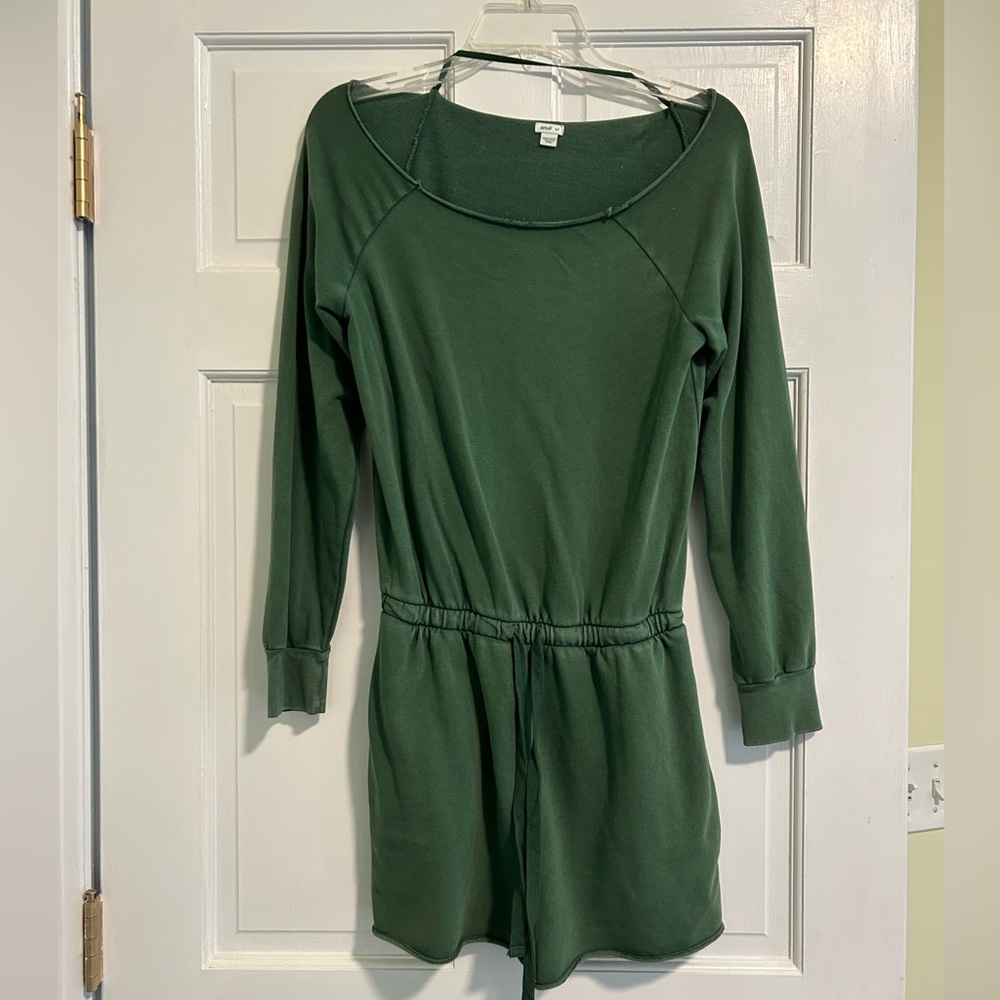 Aerie green romper size small